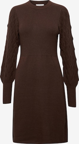 b.young Knitted dress 'Nonina' in Brown: front