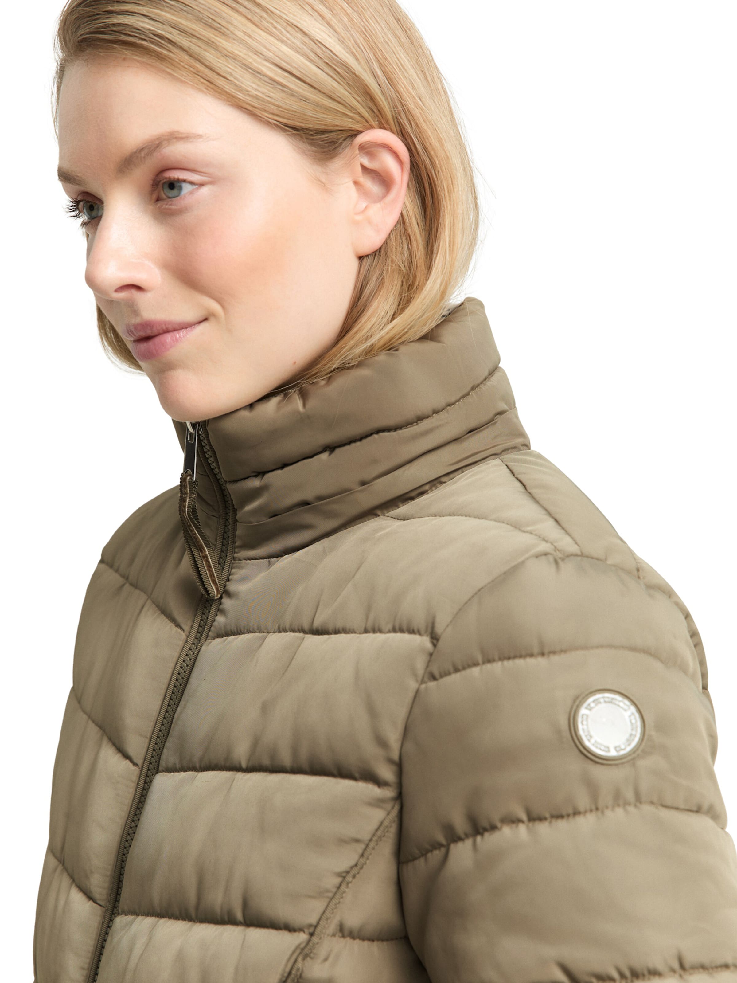 TOM TAILOR - Sobretudo de inverno em verde