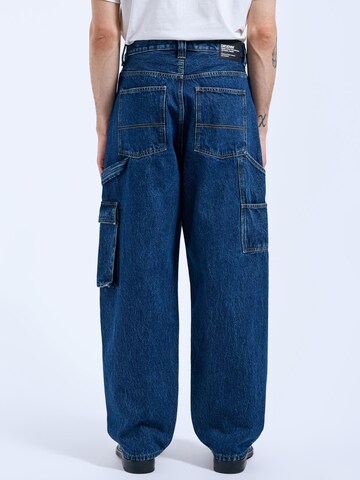 Dr. Denim Loosefit Jeans 'Colt Worker Cargo' in Blauw