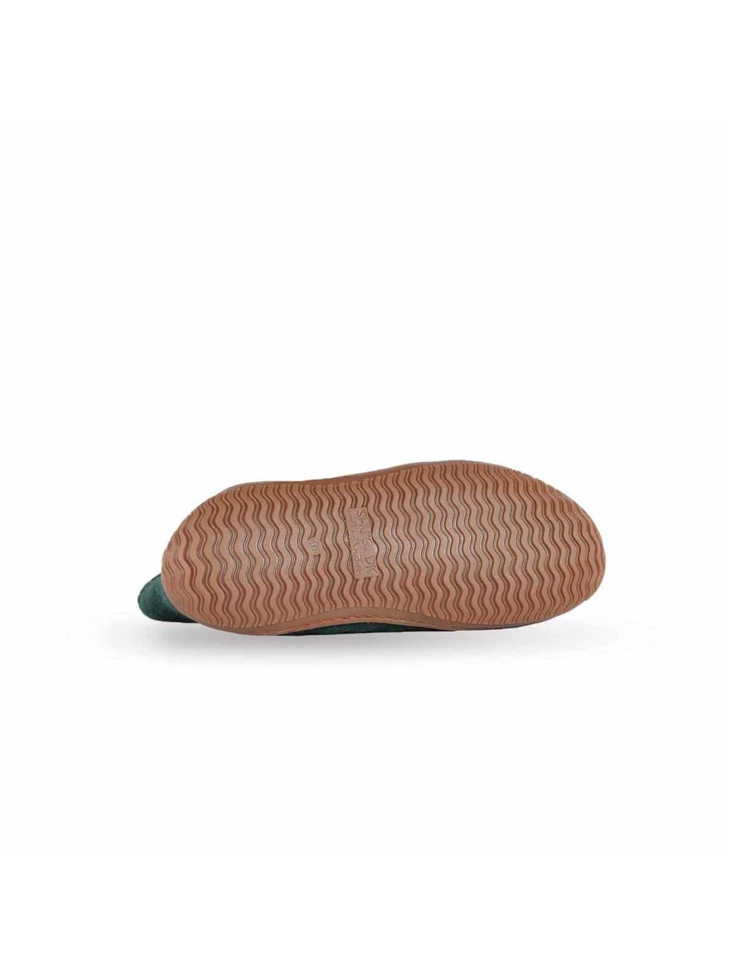 SHUS walk with nature Boots 'Uldstøvle (100% ren uld) m/gummisål - Dansk Design fra SHUS' in Groen