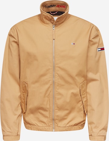 Tommy Jeans Välikausitakki 'MODERN HARRINGTON' värissä beige: edessä