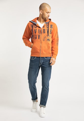 BRUNO BANANI Sweatjacke 'Gordon' in Orange