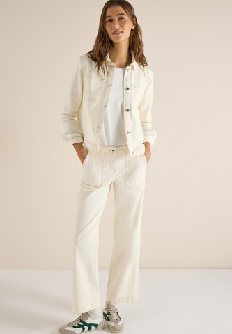 CECIL Wide Leg Jeans in Beige