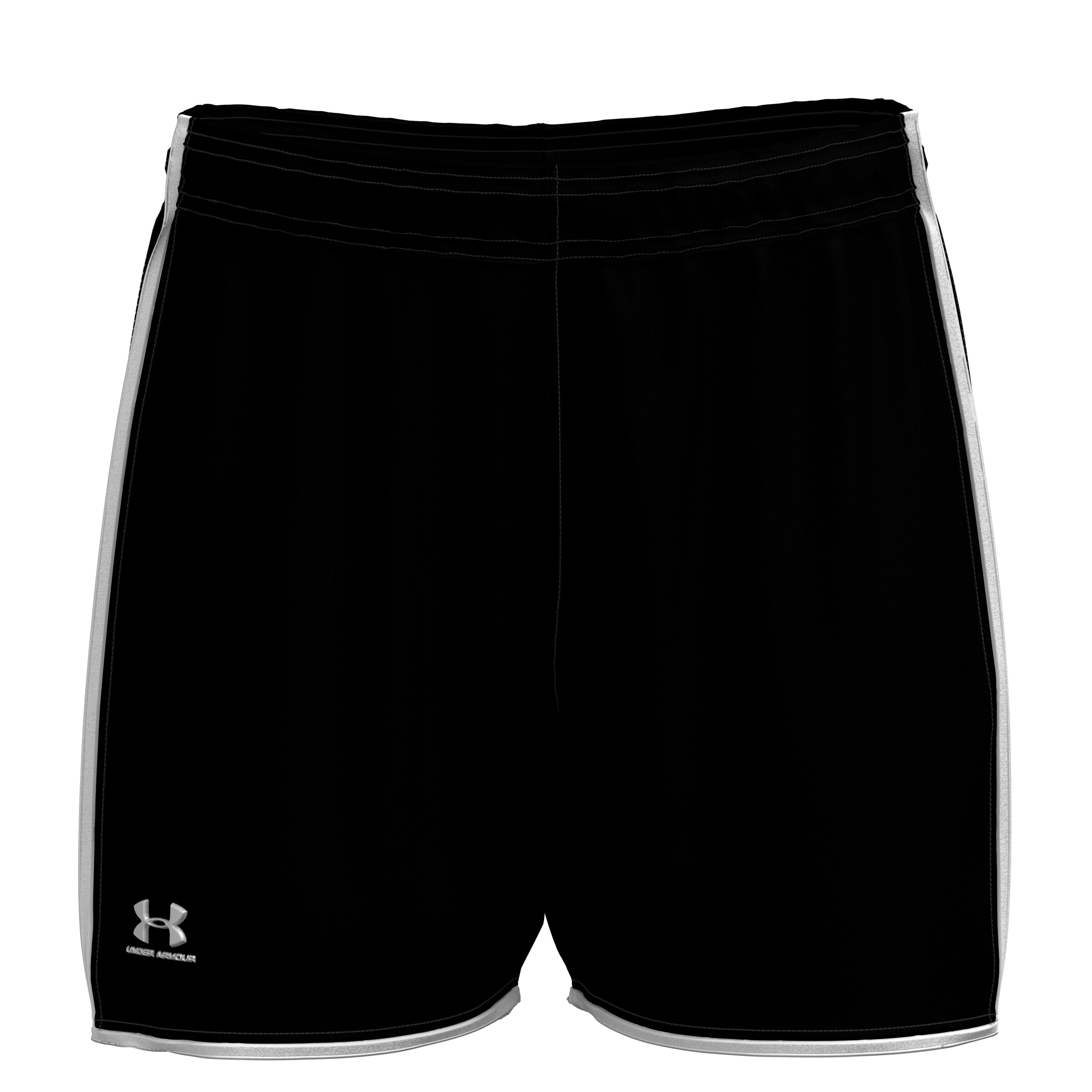 UNDER ARMOUR Regular Workout Pants in Black: front