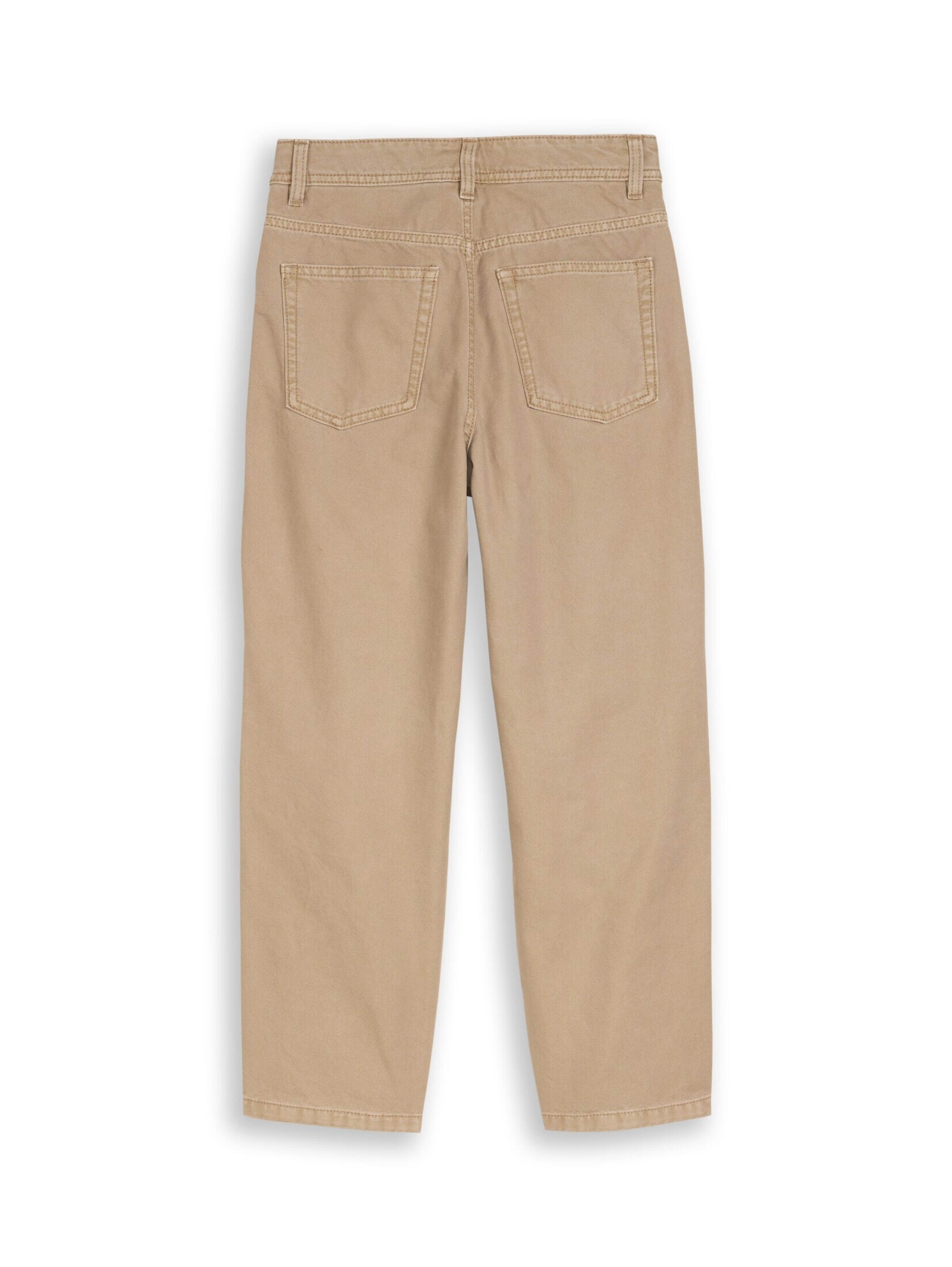 TOM TAILOR Baggy Broek in Beige