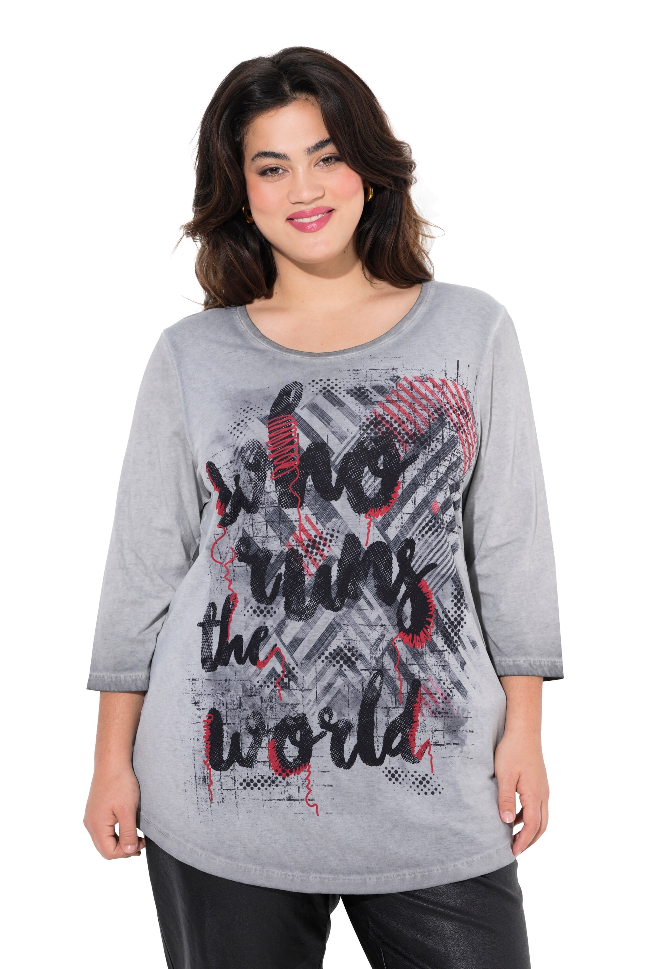 Angel of Style Shirt in Grey: front