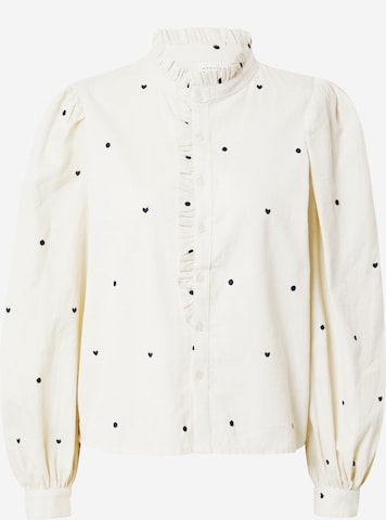 Atelier Rêve Blouse in White: front