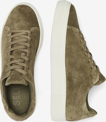 SELECTED HOMME Sneaker 'David' in Grün