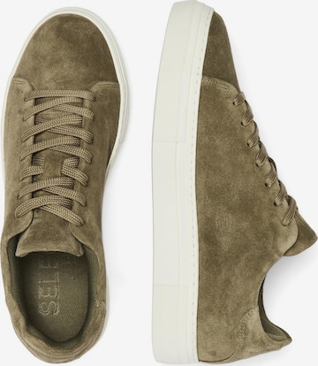 SELECTED HOMME Sneakers 'David' in Green