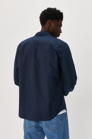 Matinique Regular fit Overhemd 'Trostol' in Blauw