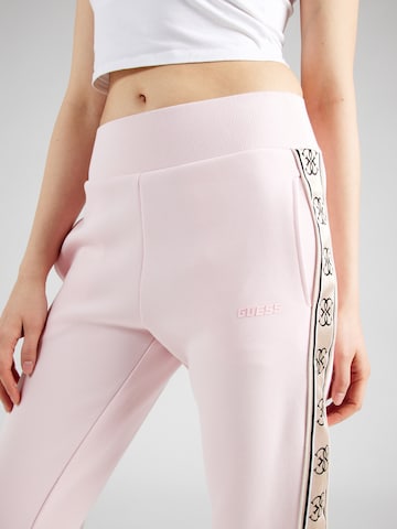 GUESS Tapered Sports trousers 'BRITNEY' in Pink