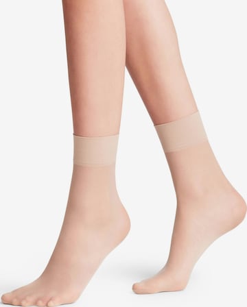 FALKE Socken 'Pure Matt' in Beige: Vorderseite