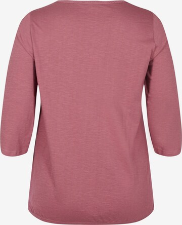 Zizzi Blouse 'Mloa' in Bruin