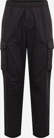 Redefined Rebel - Tapered Pantalón cargo 'Kaiden' en negro: frente