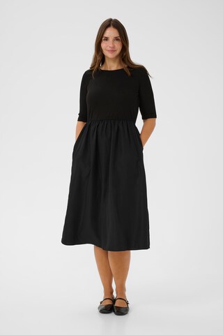 KAFFE CURVE Kleid 'KCkirstine' in Schwarz: Vorderseite