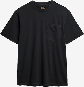 juoda Superdry Marškinėliai: priekis