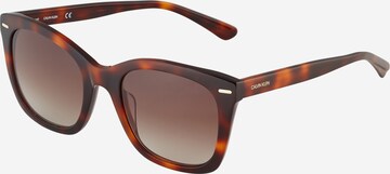 Occhiali da sole '21506S' di Calvin Klein in marrone: frontale