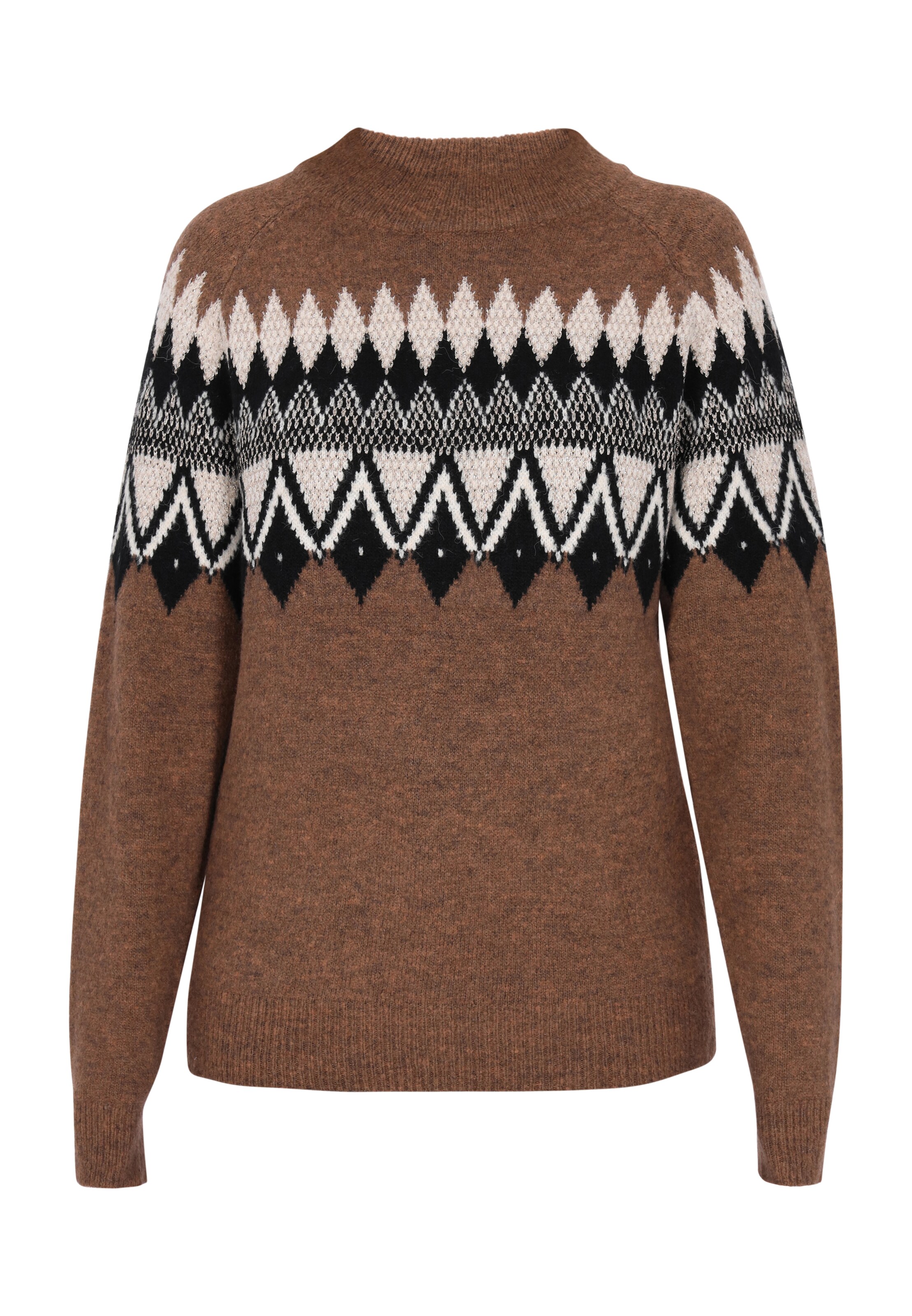 usha FESTIVAL - Jersey en marrón: frente