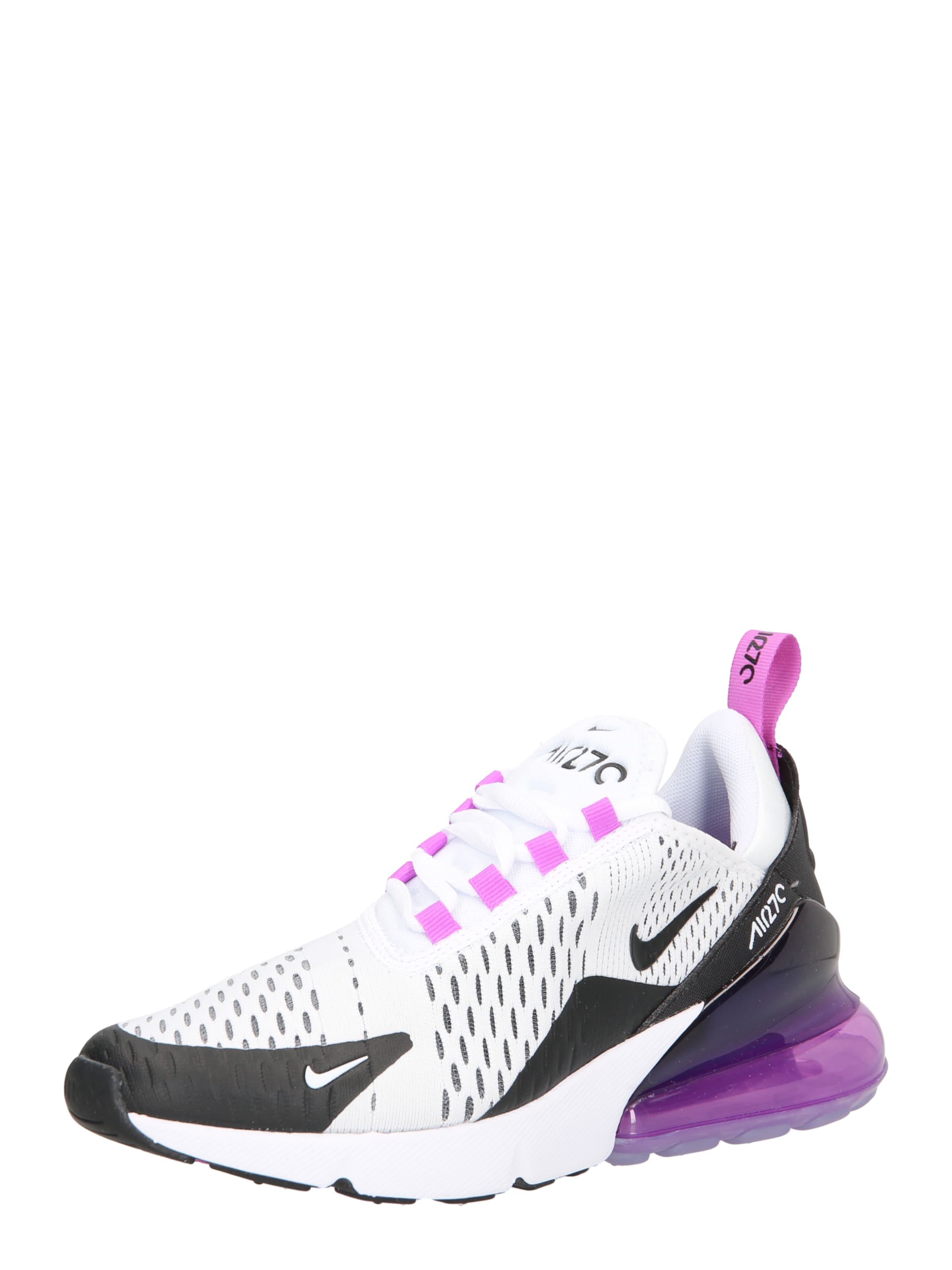 Baskets basses 'Air Max 270' Nike Sportswear en blanc : devant