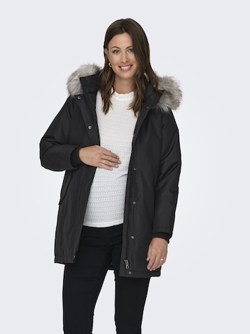 Only Maternity Winter parka 'NEW KATY' in Black