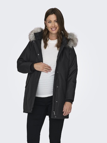 Only Maternity Winter Parka 'NEW KATY' in Black
