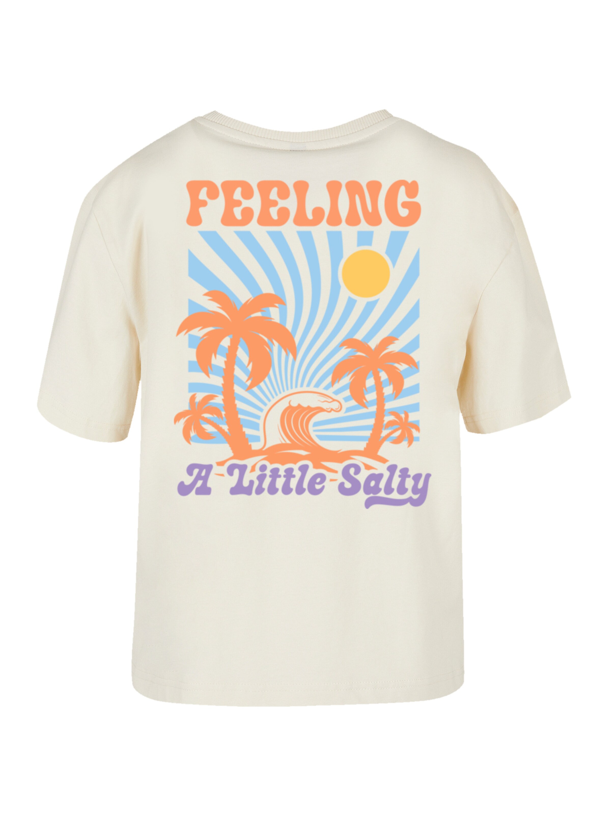 F4NT4STIC Shirt 'Feeling a Little Salty Summer' in Beige