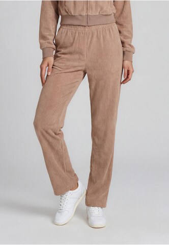 Regular Pantalon Karl Kani en marron : devant