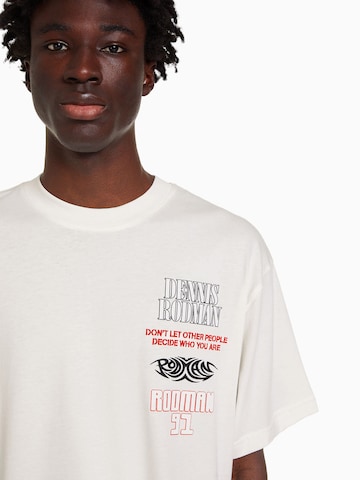 Bershka Tričko - Biela