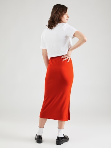 PIECES Skirt 'KYLIE' in Red