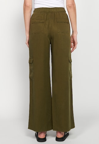 Regular Jeans cargo KOROSHI en vert