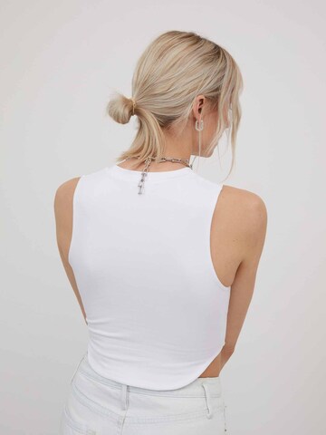 Top 'Caya' di LeGer by Lena Gercke in bianco