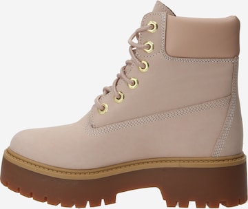 TIMBERLAND - Botines con cordones en marrón