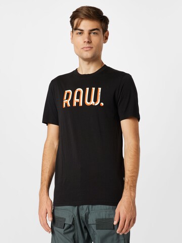 G-Star RAW - Camisa em preto: frente