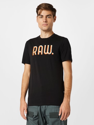 Tricou de la G-Star RAW pe negru: față