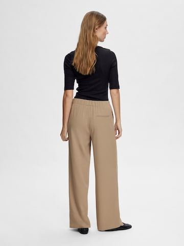 SELECTED FEMME - Loosefit Pantalón 'Tinni' en beige