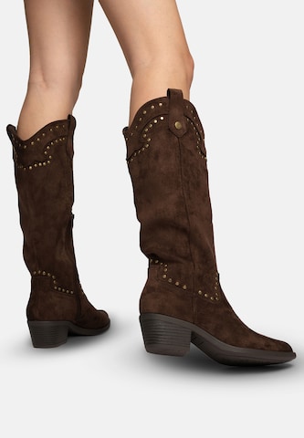 Bottes de cowboy Salinyang en marron