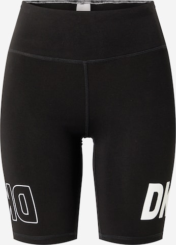 DKNY Performance Skinny Workout Pants in Black: front