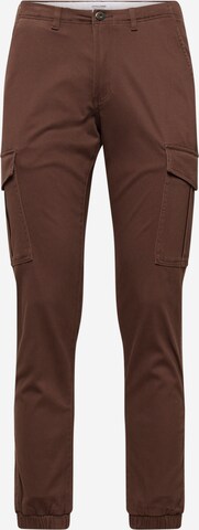 JACK & JONES Cargo Pants 'Marco Joe' in Brown: front