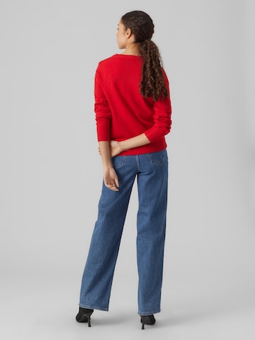 VERO MODA - Jersey 'CUTE DEER' en rojo