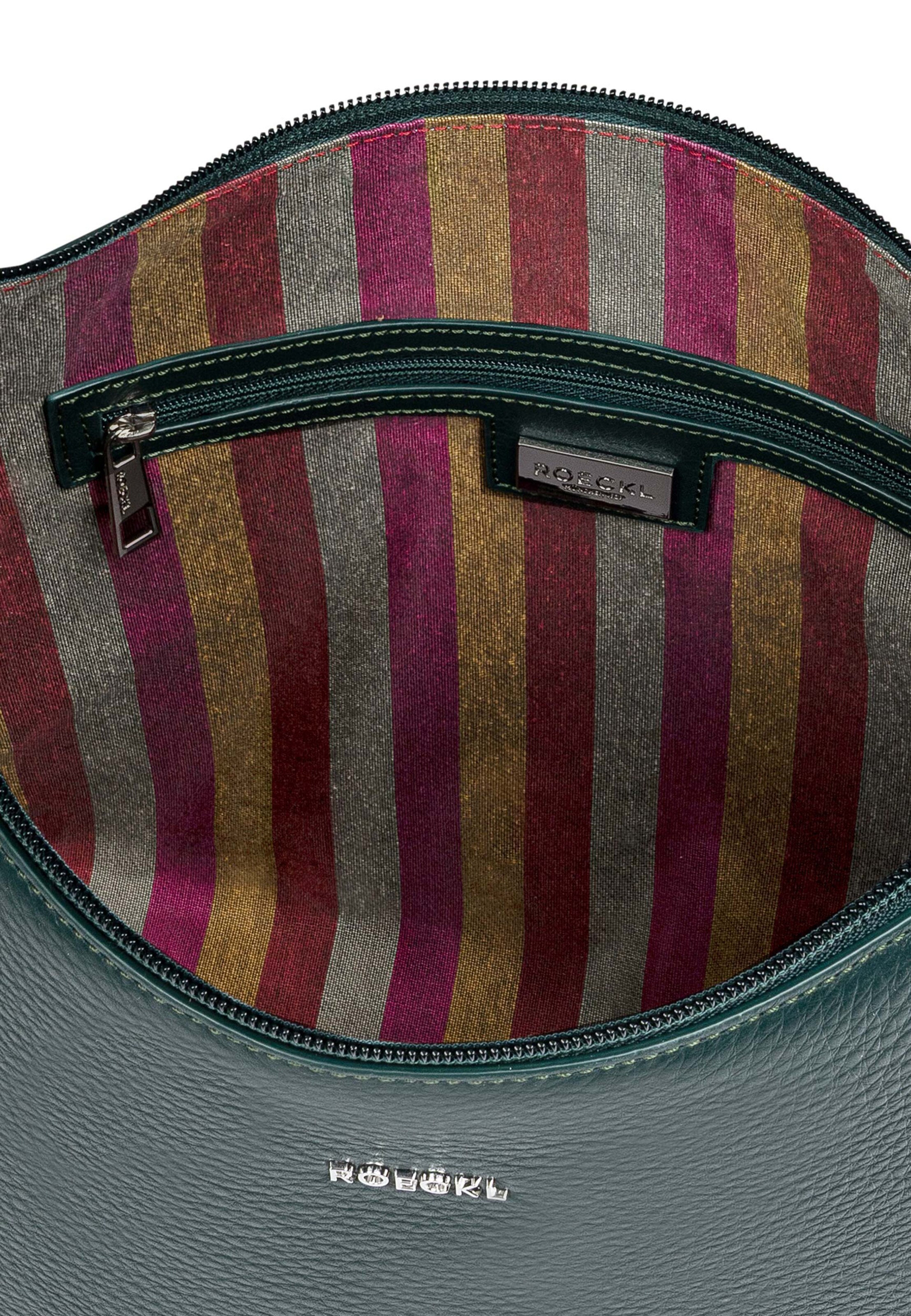 Borsa a spalla 'DIANA SCHULTERTASCHE GRAINED MEDIUM' di Roeckl in verde