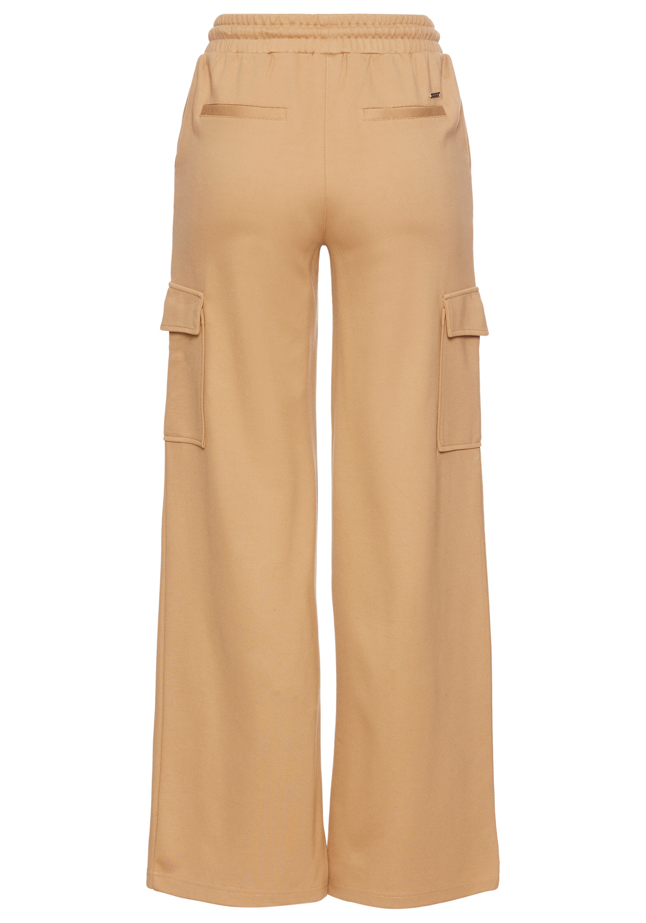 HECHTER PARIS Loose fit Cargo Pants in Beige