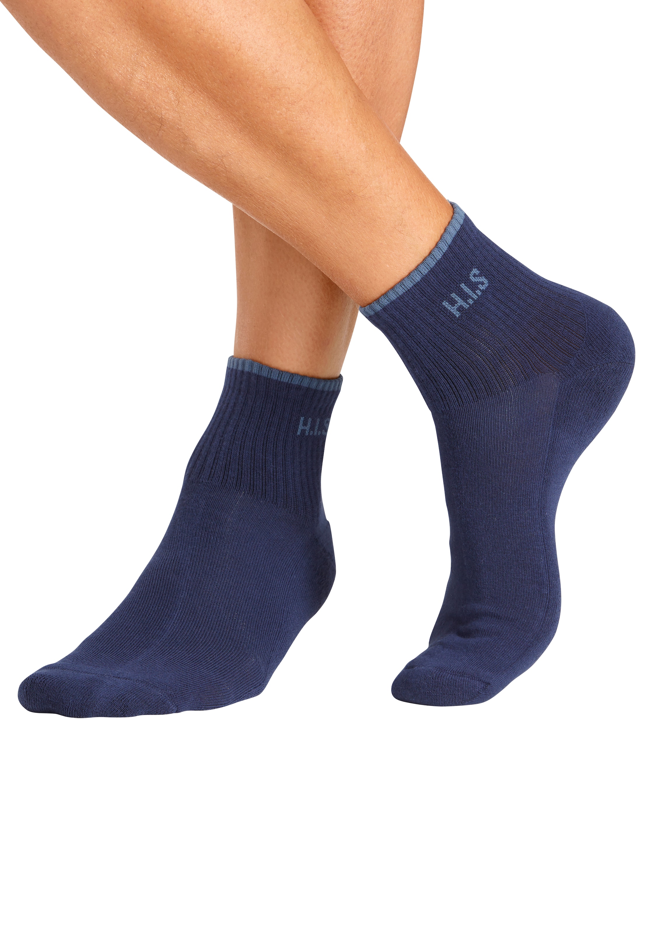 H.I.S Athletic Socks in Blue: front