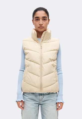 Hailys - Chaleco 'Lu44cy' en beige: frente