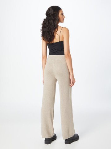 Freequent Wide Leg Hose in Beige