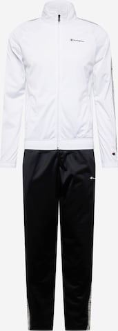 Champion Authentic Athletic Apparel Φόρμα σε λευκό: μπροστά