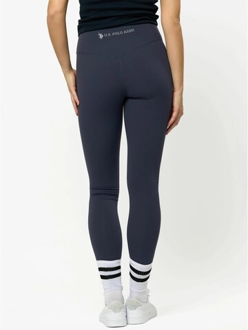 U.S. POLO ASSN. Skinny Leggings 'Jane' in Blauw