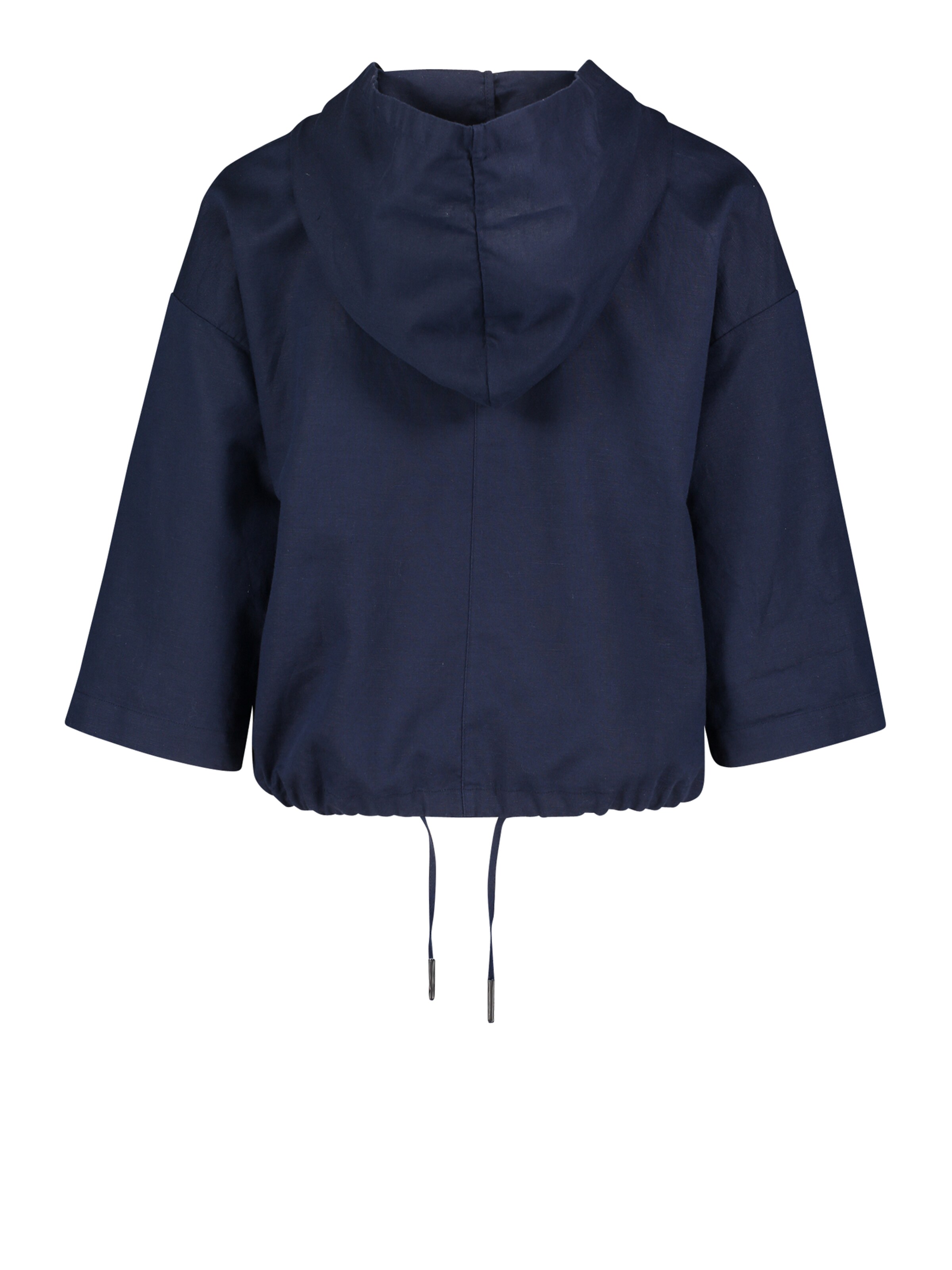 Frauen Blazer Betty & Co Leinenjacke mit Kapuze in Marine - OR99499 Frauen Blazer Betty & Co Leinenjacke mit Kapuze in Marine - OR99499