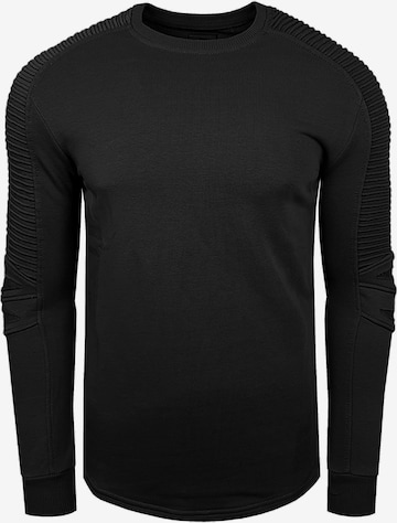 Rusty Neal Sweatshirt in Schwarz: predná strana