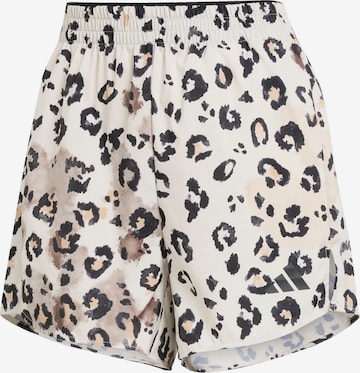 Pantalon de sport ADIDAS PERFORMANCE en beige : devant