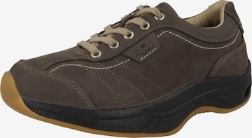CHUNG SHI Athletic Lace-Up Shoes in Brown: front